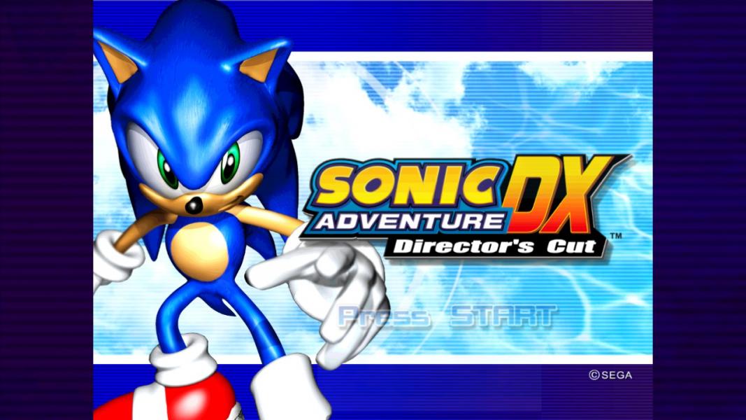 Sonic Adventure DX Title Screen